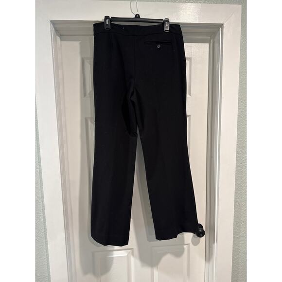 GEORGE ME by Mark Eisen Wide Leg Pants in Black Soot Women's Size 14 Average - Picture 4 of 8